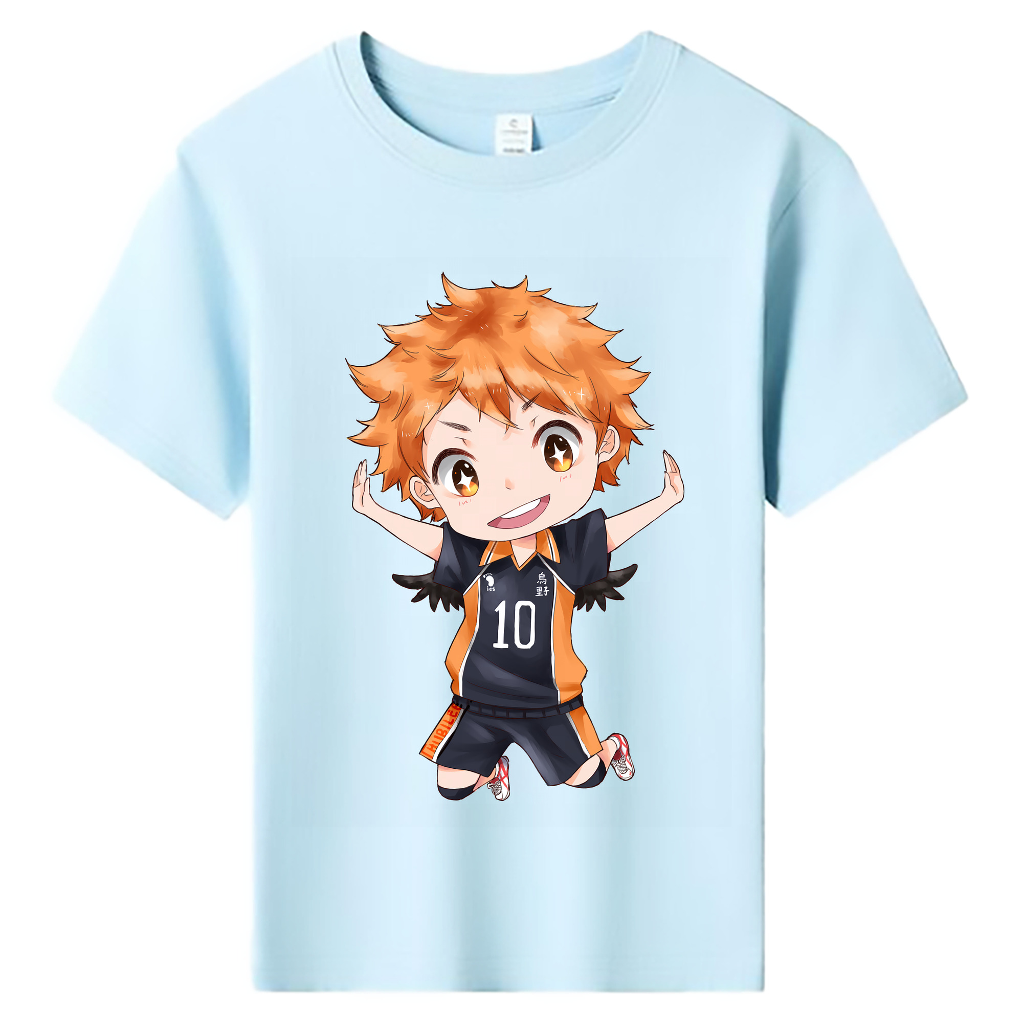 （画像用） ハイキュー!! Haikyu!! 綿100％キッズTシャツ（フロントプリント）